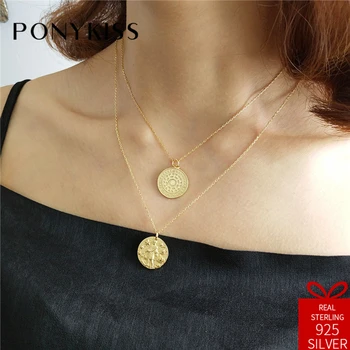 PONYKISS Vintage 100% 925 Solid Sterling Silver Geometric Cute Pendant Necklace Chain Women Fine Jewelry Birthday Party Gift
PONYKISS Vintage 100% 925 Solid Sterling Silver Geometric Cute Pendant Necklace Chain Women Fine Jewelry Birthday Party Gift