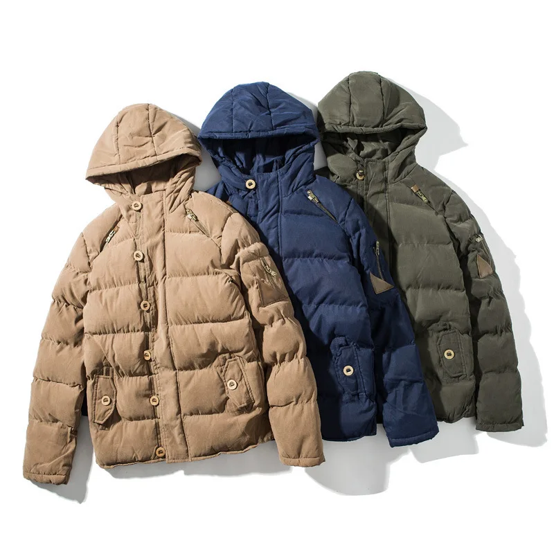 Cotton Coat Men Warm Winter Thick Jacket Men Hooded Casual Slim Parka Men's Winter Coat Outerwear Fashion Padded Quilted Coat
Cotton Coat Men Warm Winter Thick Jacket Men Hooded Casual Slim Parka Men's Winter Coat Outerwear Fashion Padded Quilted Coat