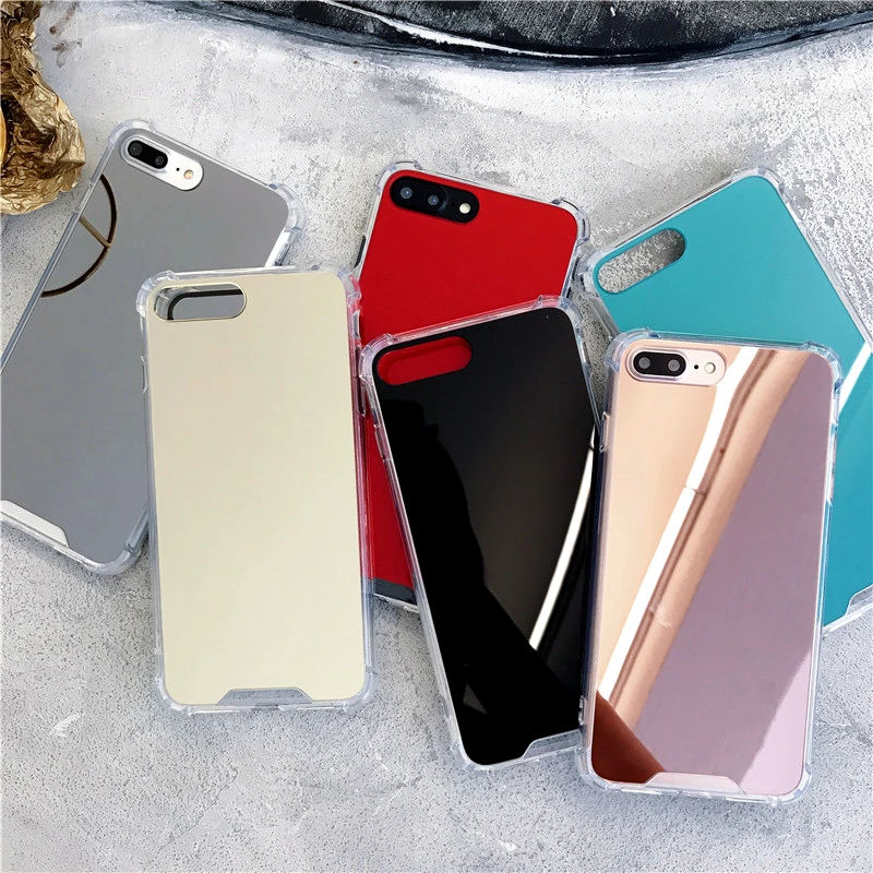 Mirror Phone Case for iPhone 7 8 Plus TPU Back Protect Case for iPhone X Xr Xs Max 6 S 8 Plus Cover Reflect Girly Cute Case Capa Mirror Phone Case for iPhone 7 8 Plus TPU Back Protect Case for iPhone X Xr Xs Max 6 S 8 Plus Cover Reflect Girly Cute Case Capa