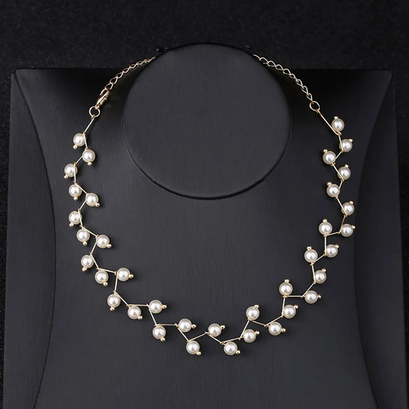 Pearl Necklace Jewelry Pearl Choker Gold Necklace Women Chain Gold Choker Collier Femme Chocker Bridal Fashion Women Accessories
Pearl Necklace Jewelry Pearl Choker Gold Necklace Women Chain Gold Choker Collier Femme Chocker Bridal Fashion Women Accessories