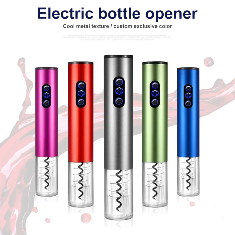 Electrical Battery Powered Automation Wine Bottle Opener Aluminum Alloy Kitchen Tools Hot Sale
Electrical Battery Powered Automation Wine Bottle Opener Aluminum Alloy Kitchen Tools Hot Sale