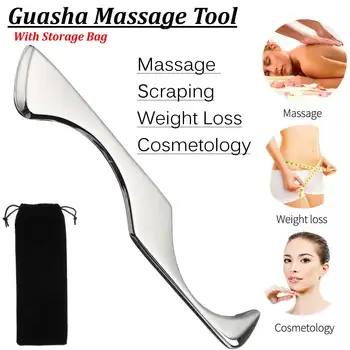 304 Stainless Steel Gua Sha Board Massager Tool Scraper Physical Therapy Loose Muscle Meridian Massage SPA Body Health
304 Stainless Steel Gua Sha Board Massager Tool Scraper Physical Therapy Loose Muscle Meridian Massage SPA Body Health