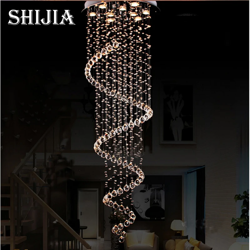 Modern Clear LED Lustre Crystal Chandelier Ceiling Lamp Home Decor Suspension Pendant Lamp Fixture Light
Modern Clear LED Lustre Crystal Chandelier Ceiling Lamp Home Decor Suspension Pendant Lamp Fixture Light