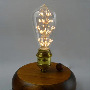 Vintage Classic LED Starry Bulb ST64 AC85-265V E27 3W Retro Antique Glass LED Light for Bar Restaurant Clothes shop
Vintage Classic LED Starry Bulb ST64 AC85-265V E27 3W Retro Antique Glass LED Light for Bar Restaurant Clothes shop