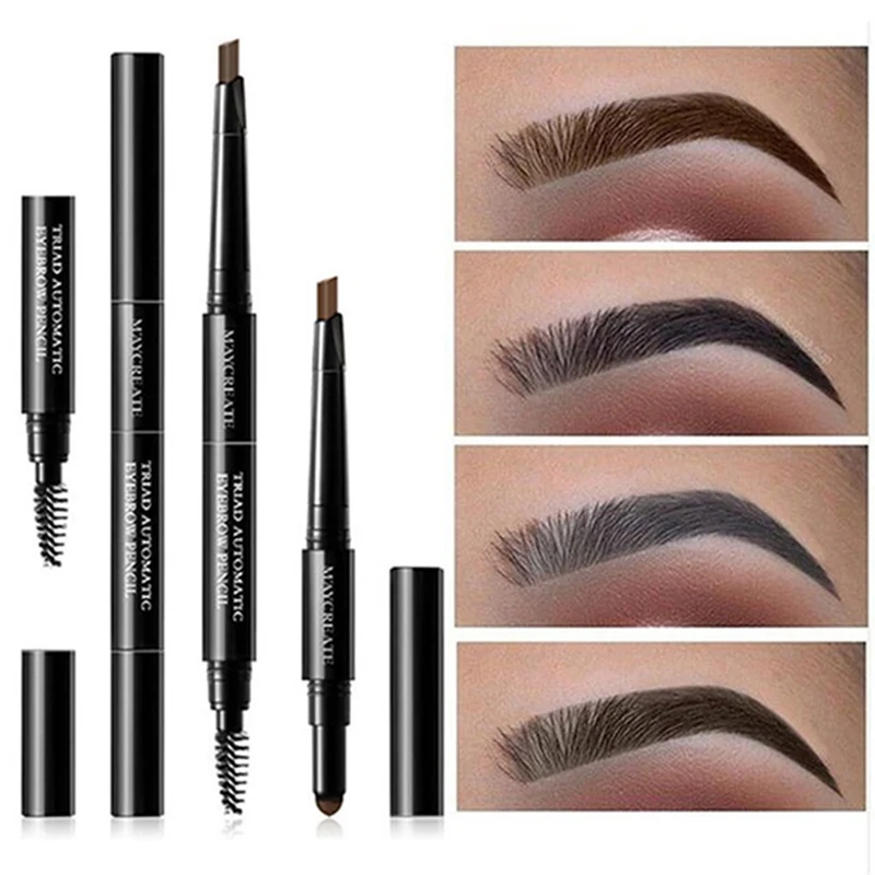New Brand Multi-functional Waterproof Makeup Eyebrow Pencils Long Lasting Pigments Black Brown Color Eye Brow Pen with Brush
New Brand Multi-functional Waterproof Makeup Eyebrow Pencils Long Lasting Pigments Black Brown Color Eye Brow Pen with Brush