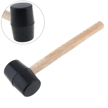 Non-elastic Rubber Hammer Mounting Hammer DIY Hand Tool with Round Head and Wooden Handle
Non-elastic Rubber Hammer Mounting Hammer DIY Hand Tool with Round Head and Wooden Handle