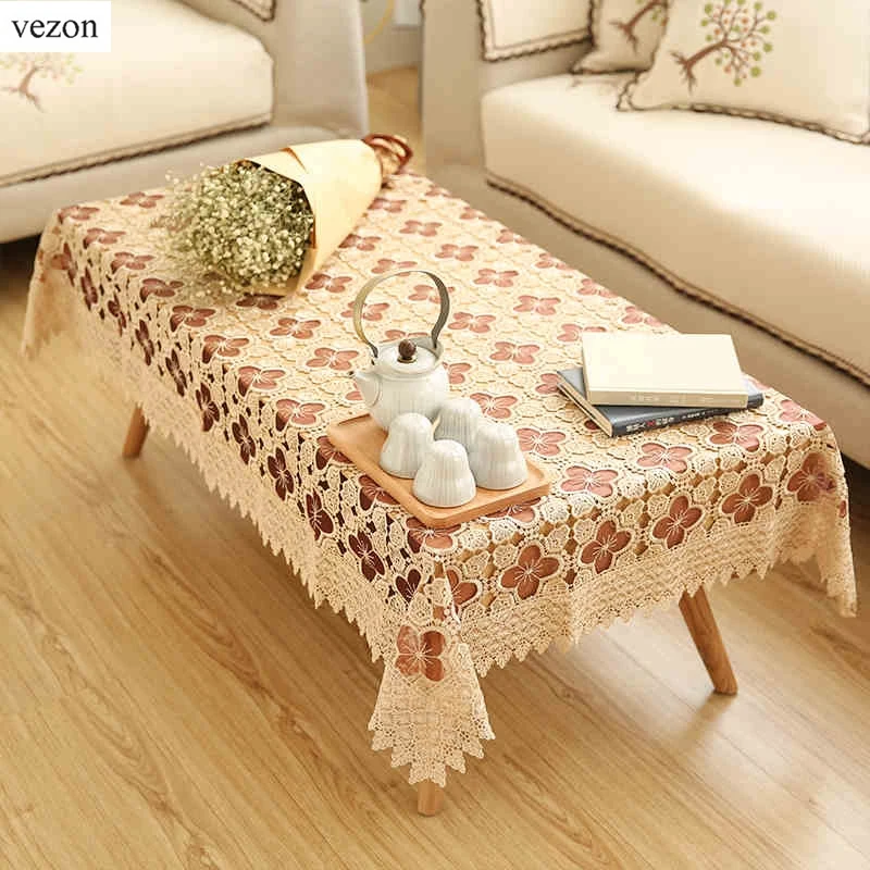 vezon New Delicate Quality Rectangle Polyester Embroidery Lace Tablecloth White Embroidered Organza Table Cloth Towel Covers
vezon New Delicate Quality Rectangle Polyester Embroidery Lace Tablecloth White Embroidered Organza Table Cloth Towel Covers