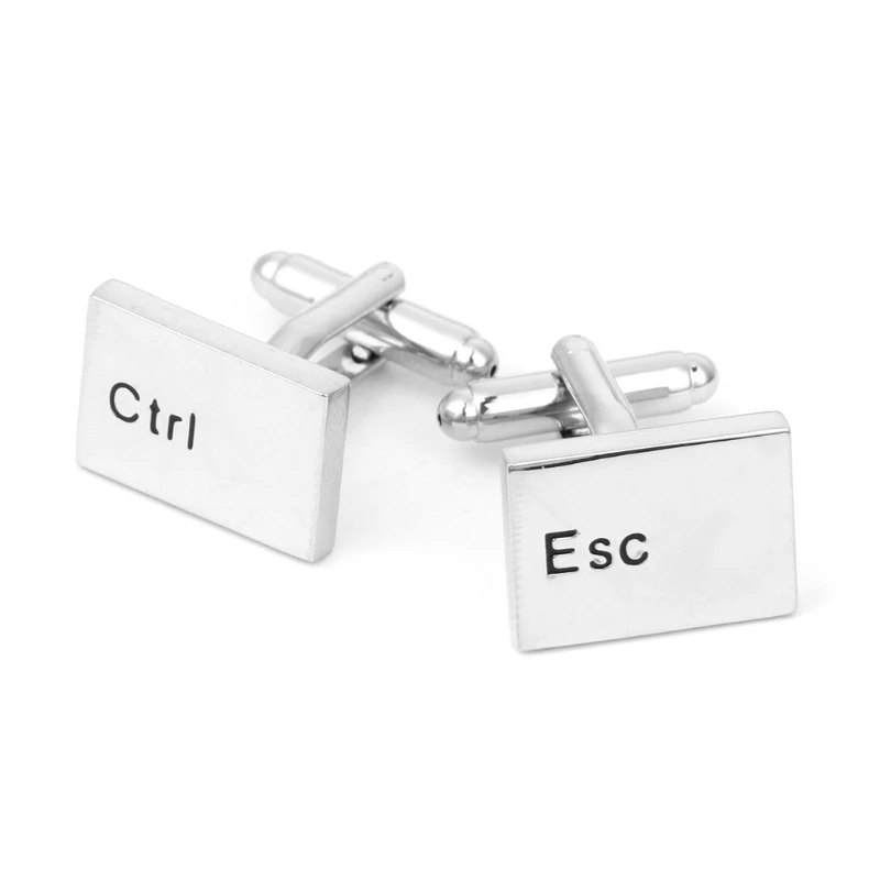 Fashion Novelty Keyboard Esc Ctrl Copper Cufflinks Christmas Wedding Party Jewelry Gift Shirt Cuff Links Popular Accessories New
Fashion Novelty Keyboard Esc Ctrl Copper Cufflinks Christmas Wedding Party Jewelry Gift Shirt Cuff Links Popular Accessories New