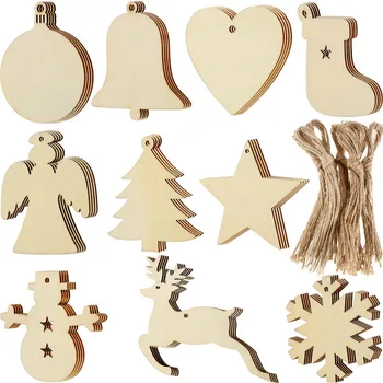 100 Pieces Christmas Wooden Ornaments Round Wood Slices Wood Snowflake Angel Star Christmas Tree Hanging Embellishments with 100
100 Pieces Christmas Wooden Ornaments Round Wood Slices Wood Snowflake Angel Star Christmas Tree Hanging Embellishments with 100