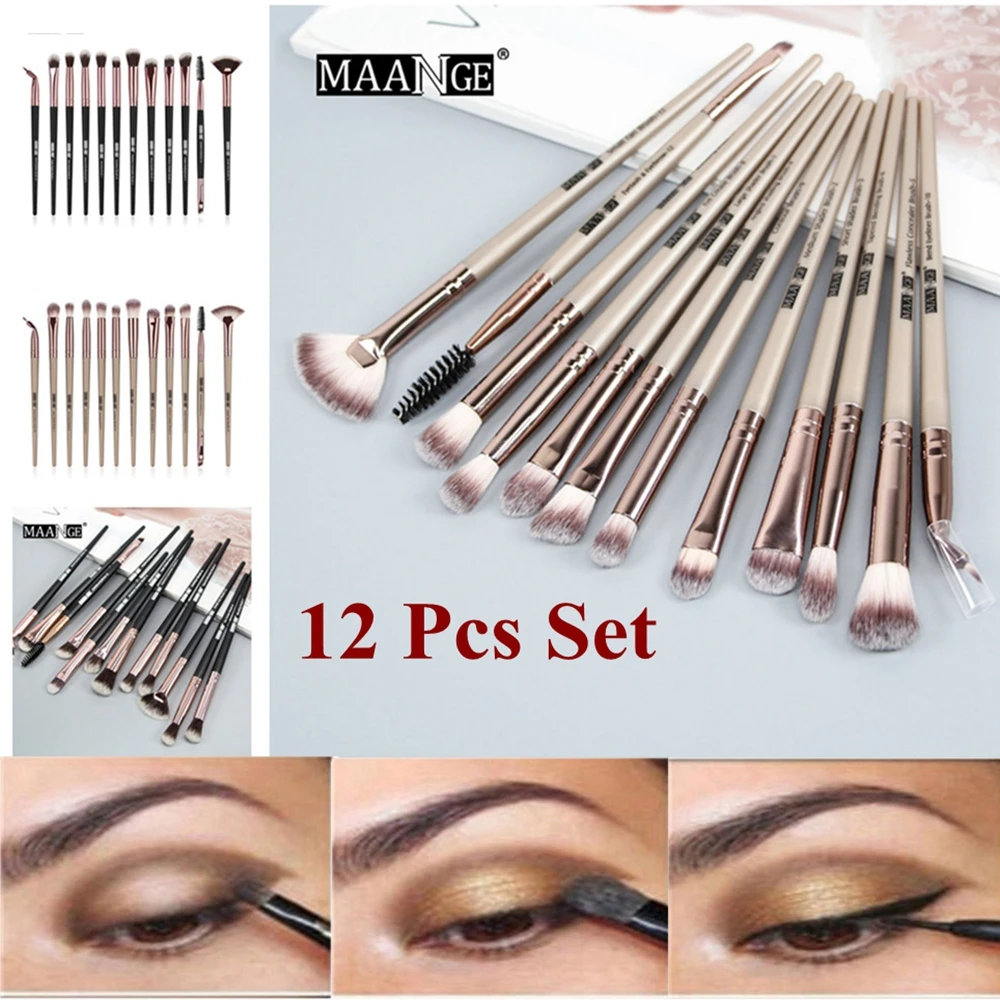 5/12 Pcs Makeup Brushes Set Eye Shadow Blending Eyeliner Eyelash Eyebrow Brushes Kits for Makeup Beauty
5/12 Pcs Makeup Brushes Set Eye Shadow Blending Eyeliner Eyelash Eyebrow Brushes Kits for Makeup Beauty