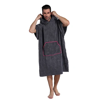 Sleeveless Changing BathRobe with Pocket, Surf Poncho Towel with Hooded, One Size Fit All
Sleeveless Changing BathRobe with Pocket, Surf Poncho Towel with Hooded, One Size Fit All