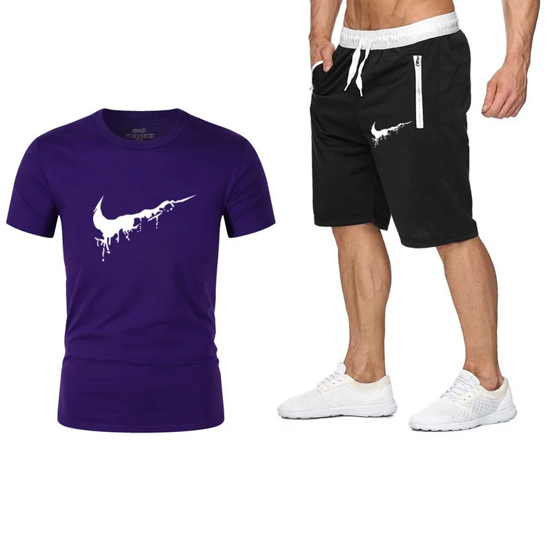 Summer New Hot Sale Sportsuits Set Men's Setsshorts +T Shirts Two Pieces Sets Casual Tracksuit Male Tshirt street clothing 
Summer New Hot Sale Sportsuits Set Men's Setsshorts +T Shirts Two Pieces Sets Casual Tracksuit Male Tshirt street clothing