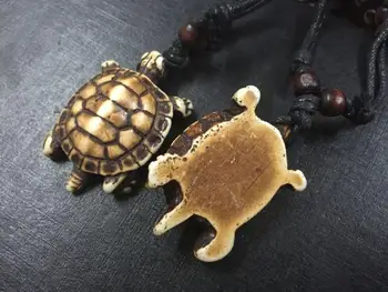 FREE SHIPPING 20 PCS Hot Sell Hand Carved Imitation bone powder carving tribal turtle necklace Wood Beads Rope Adjustable
FREE SHIPPING 20 PCS Hot Sell Hand Carved Imitation bone powder carving tribal turtle necklace Wood Beads Rope Adjustable