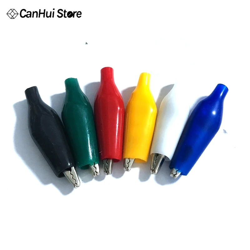 12Pcs Insulation Metal Alligator Crocodile Clip Electric Test 28MM Lead Colorful Red Black Blue Green White Yellow Car Connector
12Pcs Insulation Metal Alligator Crocodile Clip Electric Test 28MM Lead Colorful Red Black Blue Green White Yellow Car Connector