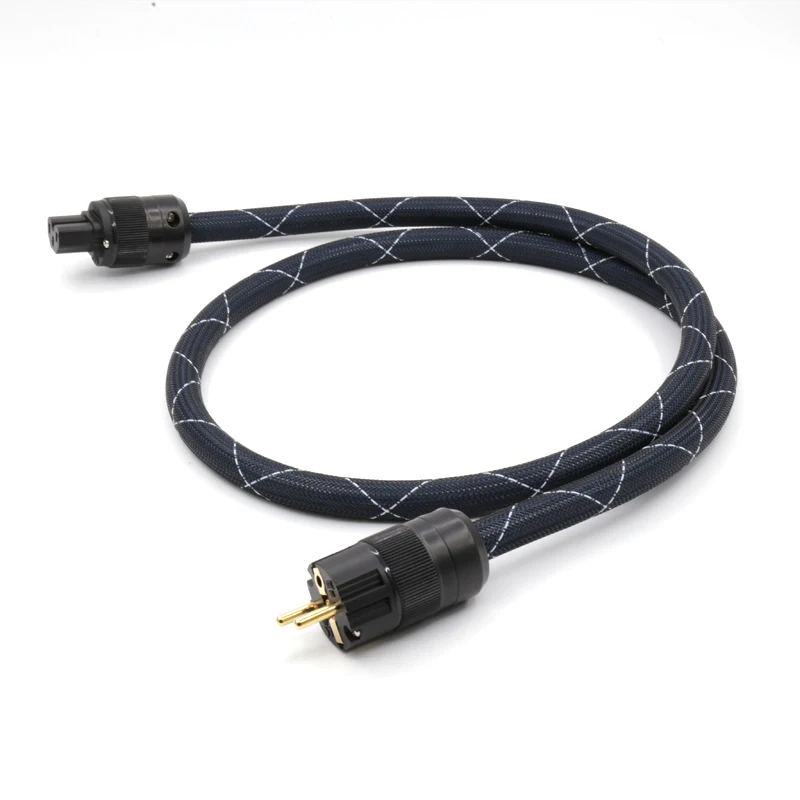 Free shipping high quality SPX-28 OCC Silver Plated EU version Mains Power Cord Cable with gold plated power plug
Free shipping high quality SPX-28 OCC Silver Plated EU version Mains Power Cord Cable with gold plated power plug