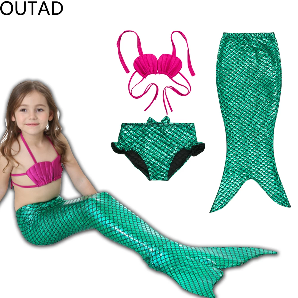 OUTAD 2Y-8Y Girl Mermaid Tail Cosplay Fancy Princess Dress Swimming Suit Bikini Set Kids Bathing Suit Family Christmas Gift
OUTAD 2Y-8Y Girl Mermaid Tail Cosplay Fancy Princess Dress Swimming Suit Bikini Set Kids Bathing Suit Family Christmas Gift