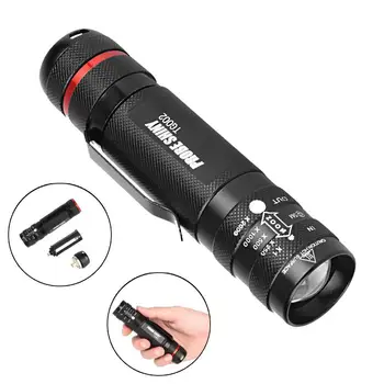 5 Modes Zoom LED Ultra Bright Flashlight 1200Lm T6 Adjustable Zoom Focus Flashlight AAA/18650 Torch Light
5 Modes Zoom LED Ultra Bright Flashlight 1200Lm T6 Adjustable Zoom Focus Flashlight AAA/18650 Torch Light