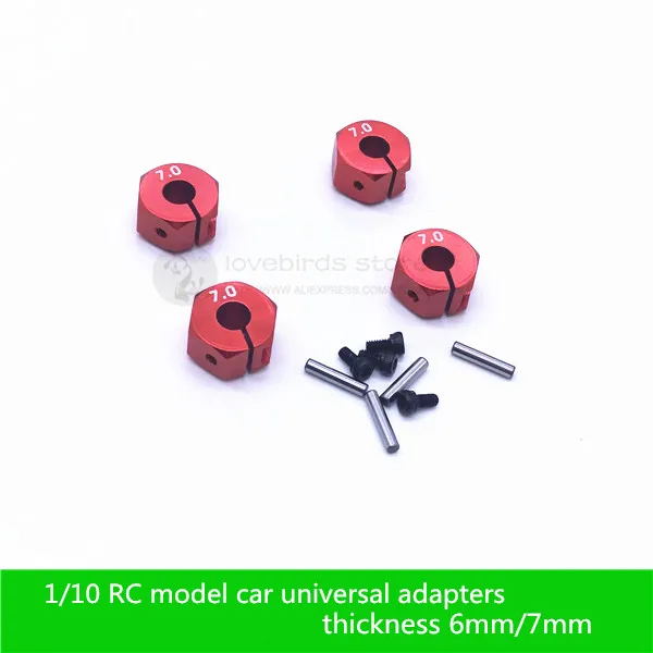 1/10 model car universal 12mm adapter Wheel hex hub wheel seat widened and thickened 6/7mm For SCX10 CC01
1/10 model car universal 12mm adapter Wheel hex hub wheel seat widened and thickened 6/7mm For SCX10 CC01