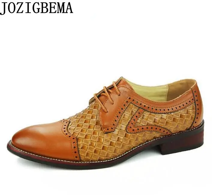 New Business Men Casual Shoes Handmade Breathable Comfortable Jeans Brand Men Shoes Leather Flat Men Oxfords Formal Shoes
New Business Men Casual Shoes Handmade Breathable Comfortable Jeans Brand Men Shoes Leather Flat Men Oxfords Formal Shoes
