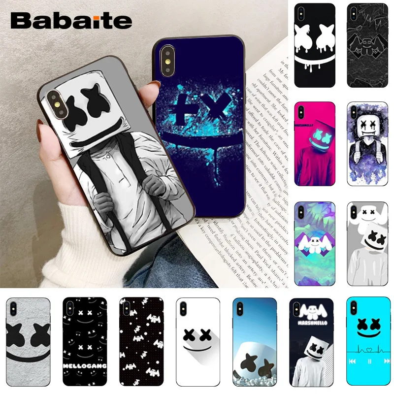 

Babaita DJ Marshmello Coque Shell Phone Case for Apple iPhone 8 7 6 6S Plus X XS MAX 5 5S SE XR Cover 11 11pro 11promax