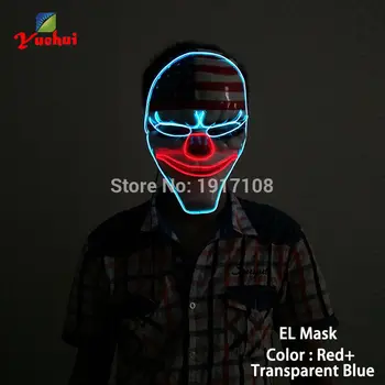 Hot USA national flag Clown Mask Flexible LED Neon light EL wire Glowing For dance DJ Carnival Trendy Party Supplies
Hot USA national flag Clown Mask Flexible LED Neon light EL wire Glowing For dance DJ Carnival Trendy Party Supplies