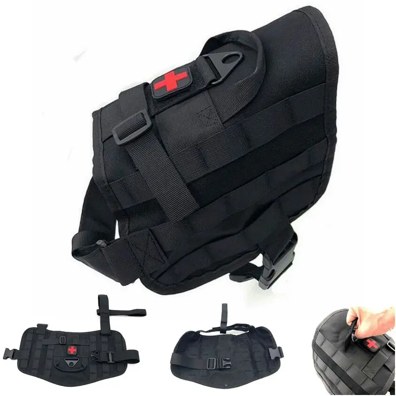 2019 New Tactical Molle Dog Vest Outdoor Patrol Military Pets Dog Clothes Harness 1000D Nylon Army Hunting Service Dog Vests
2019 New Tactical Molle Dog Vest Outdoor Patrol Military Pets Dog Clothes Harness 1000D Nylon Army Hunting Service Dog Vests