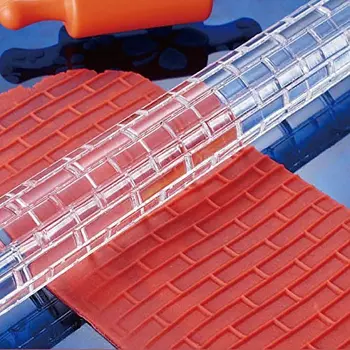 Textured Embossed Acrylic Rolling Pin Brick Icing Cake Sculpey Cupcake Craft Pastry Tools
Textured Embossed Acrylic Rolling Pin Brick Icing Cake Sculpey Cupcake Craft Pastry Tools