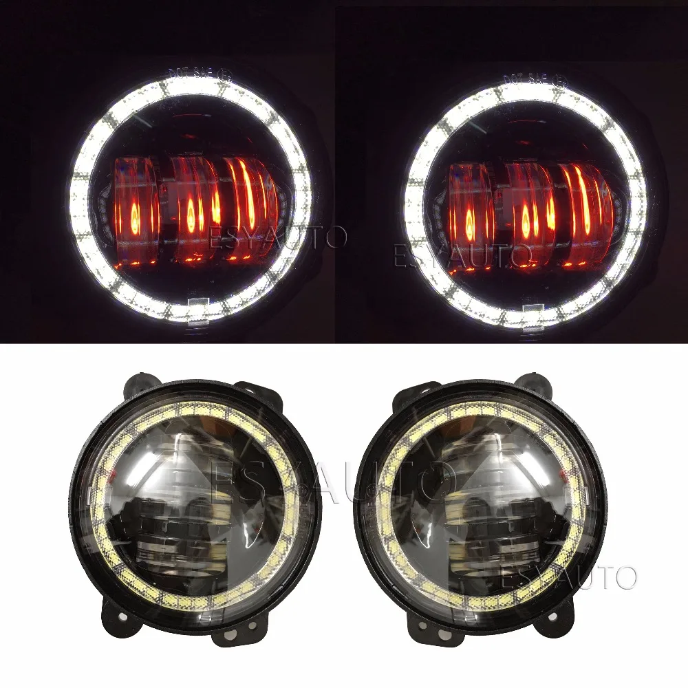 Promotion ! New1 Set 30W 4'' Round LED Fog Light white DRL and amber angel eye for jeep Wrangler JK
Promotion ! New1 Set 30W 4'' Round LED Fog Light white DRL and amber angel eye for jeep Wrangler JK