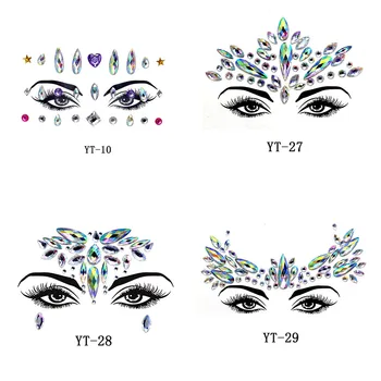 Masquerade Face Stickers DIY Jewelry Acrylic Rhinestone Festival Party Temporary Tattoo Fashion Face Stickers For Women
Masquerade Face Stickers DIY Jewelry Acrylic Rhinestone Festival Party Temporary Tattoo Fashion Face Stickers For Women