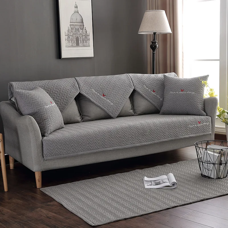 Solid Color Ripple Sofa Cover Cotton Linen Non-Slip Sofa Towel Chair Covers Mats Living / Drawing Room Decorative L Shaped
Solid Color Ripple Sofa Cover Cotton Linen Non-Slip Sofa Towel Chair Covers Mats Living / Drawing Room Decorative L Shaped