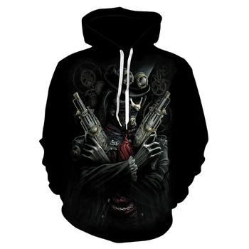 2019 Hot new skull men's Hoodie Sweatshirt 3D printing funny hip hop hoodie Gothic Skull Hoodie autumn jacket men's sportswear
2019 Hot new skull men's Hoodie Sweatshirt 3D printing funny hip hop hoodie Gothic Skull Hoodie autumn jacket men's sportswear
