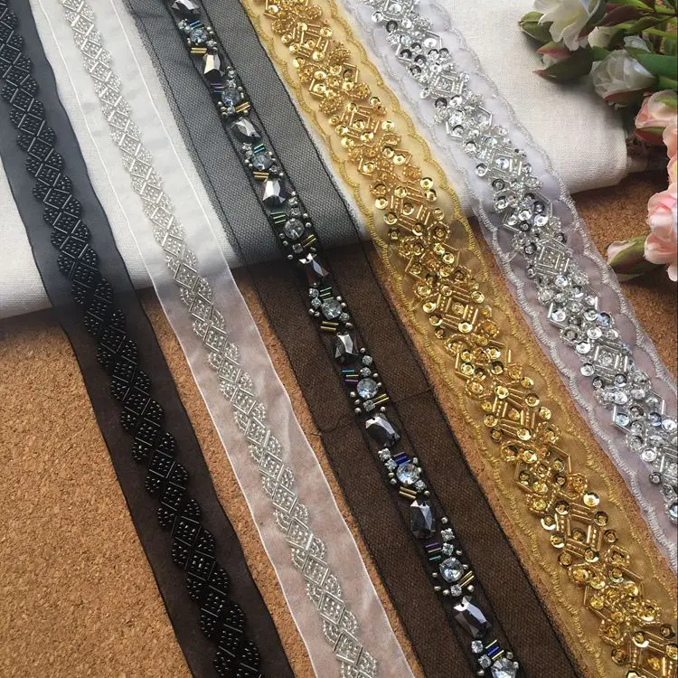 Heavy work handmade beaded dress lace flower sequins lace water soluble embroidery lace DIY clothing wedding accessories
Heavy work handmade beaded dress lace flower sequins lace water soluble embroidery lace DIY clothing wedding accessories