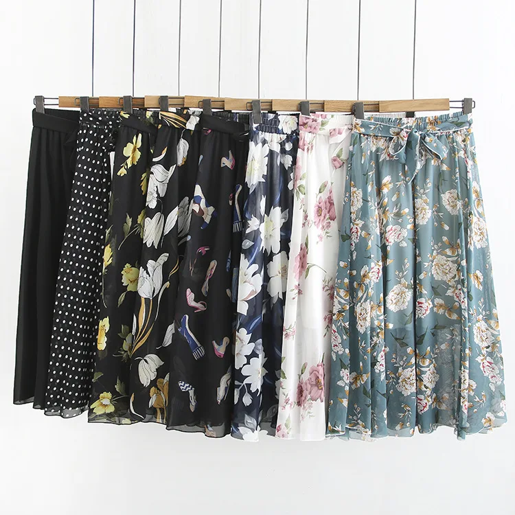 2019 Plus Size Casual Summer Women Clothing Fashion Chiffon Floral Skirts H8-x065
2019 Plus Size Casual Summer Women Clothing Fashion Chiffon Floral Skirts H8-x065