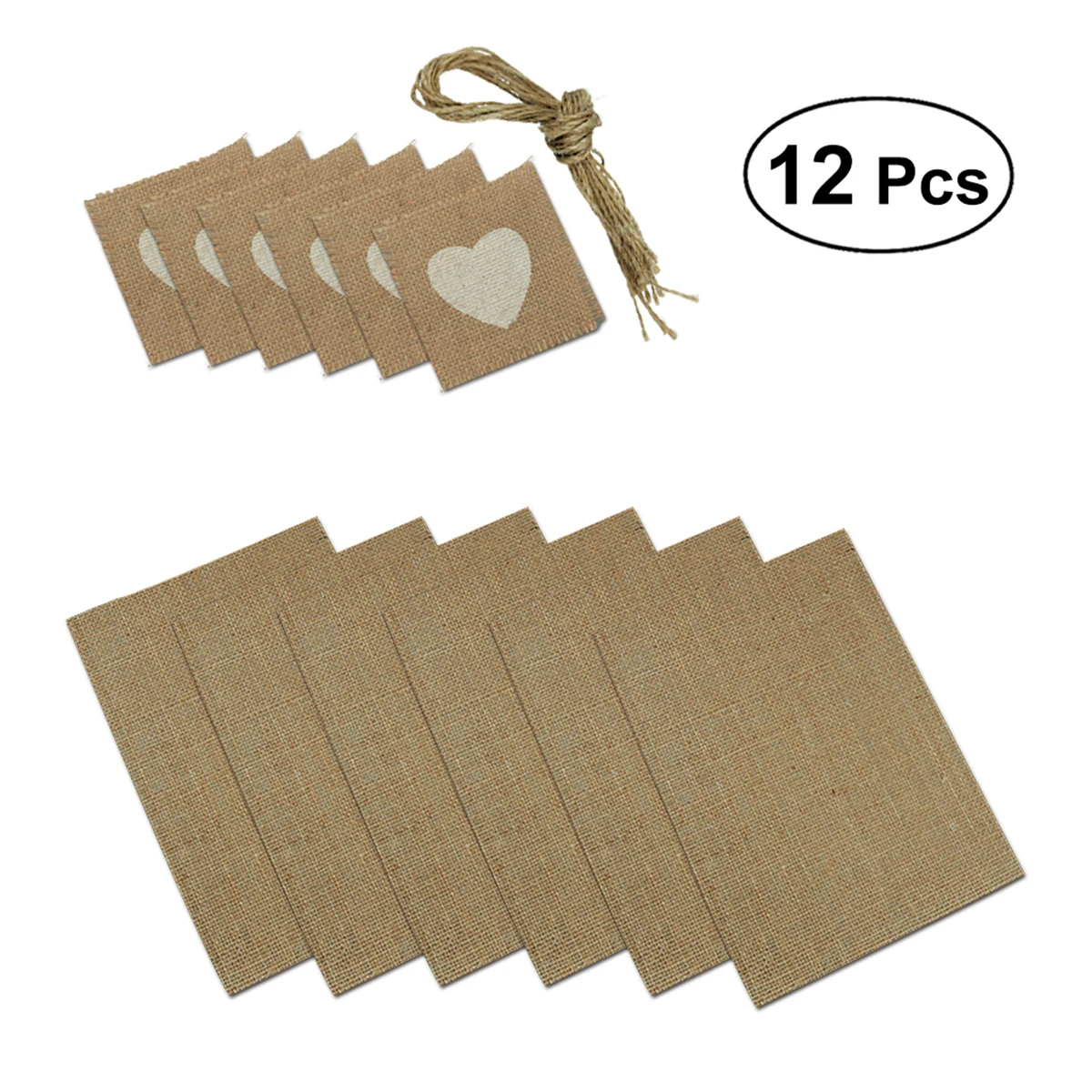 12pcs Burlap Table Mats Functional Durable Heat Insulation Creative Linen Burlap Placemat Coasters Table Pads for Kitchen 
12pcs Burlap Table Mats Functional Durable Heat Insulation Creative Linen Burlap Placemat Coasters Table Pads for Kitchen