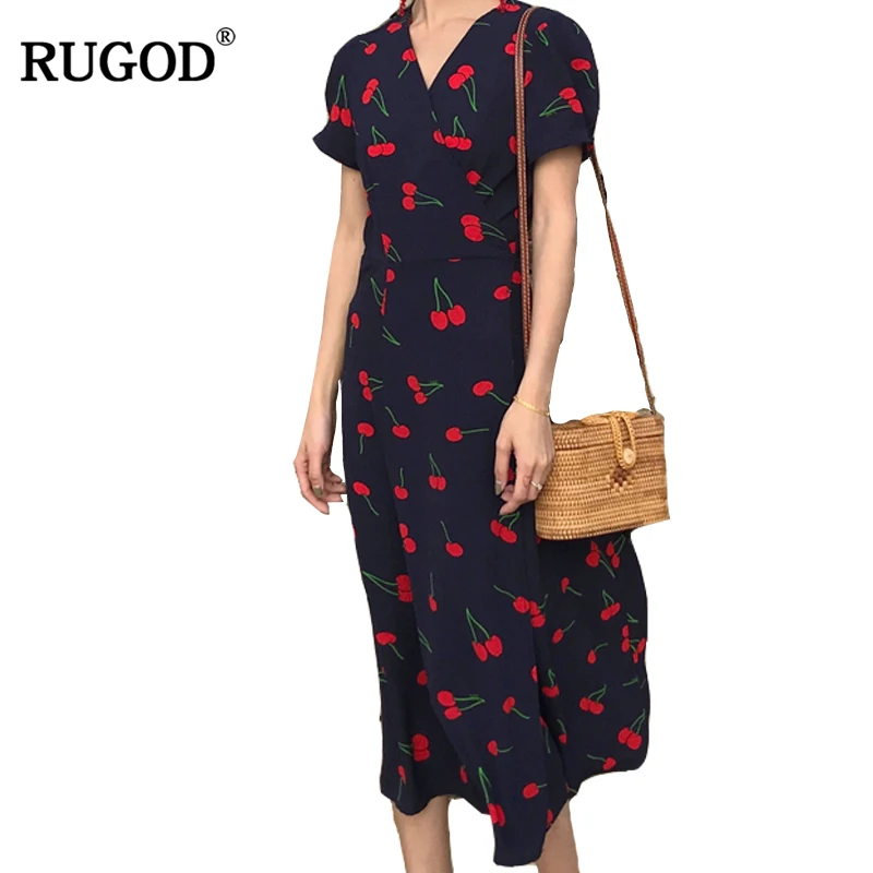 RUGOD Elegant Women Dress 2018 New Arrival Spring Summer Autumn Bodycon Knitted Female Dress Casual Empire Lady Cherry Dress
RUGOD Elegant Women Dress 2018 New Arrival Spring Summer Autumn Bodycon Knitted Female Dress Casual Empire Lady Cherry Dress