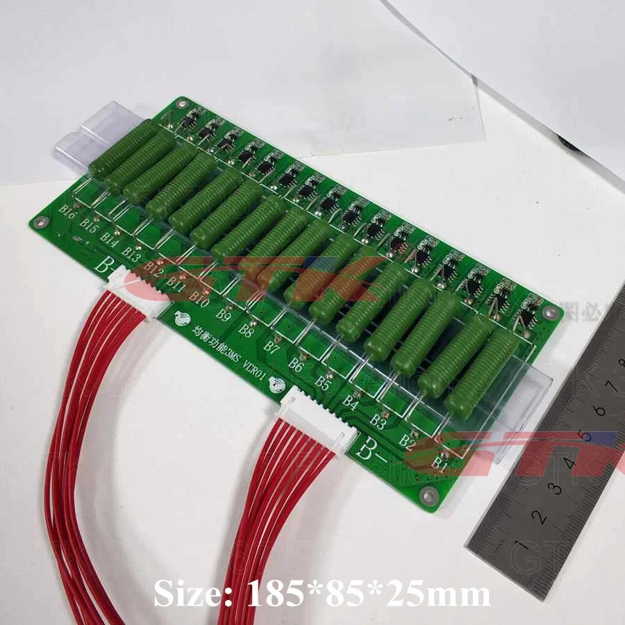 1pcs High power balancer BMS 3s to 16S 60V 1A lithium 1000ma BMS Lifepo4 16S 48V 1500mA 1.5A current equalization only balancing
1pcs High power balancer BMS 3s to 16S 60V 1A lithium 1000ma BMS Lifepo4 16S 48V 1500mA 1.5A current equalization only balancing