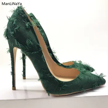 Super High Thin Heel Fringe Women Shoes Pointed Toe Slip-on Shallow High Heels Manlinaya Luxury Design Tassel Ladies Pumps
Super High Thin Heel Fringe Women Shoes Pointed Toe Slip-on Shallow High Heels Manlinaya Luxury Design Tassel Ladies Pumps