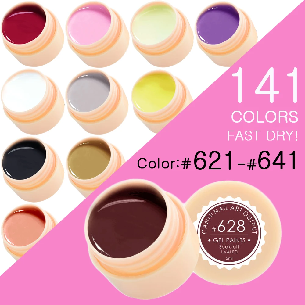 CANNI Nail Painting Gel Varnish 141 Pure Colors Gelpolish UV LED Soak Off Gel Nail Polish Color
CANNI Nail Painting Gel Varnish 141 Pure Colors Gelpolish UV LED Soak Off Gel Nail Polish Color