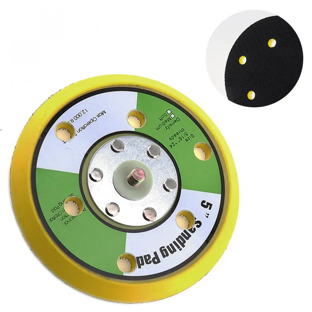 Sale Professional 5 Inch 12000rpm Dual Action Random Orbital Sanding Pad with 6 Holes and Hairy Surface for Pneumatic Sanders
Sale Professional 5 Inch 12000rpm Dual Action Random Orbital Sanding Pad with 6 Holes and Hairy Surface for Pneumatic Sanders