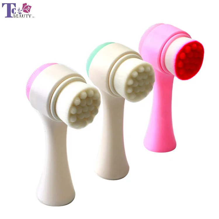 Facial Cleansing Brush Face Massaging Double-side Silicone Cleaner Beauty Tools Washer Skin Care Manual Washing Vibration Brush
Facial Cleansing Brush Face Massaging Double-side Silicone Cleaner Beauty Tools Washer Skin Care Manual Washing Vibration Brush