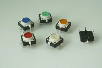 Illuminated Light Tact Switch 12x12x7.3 mm Green Red Yellow Blue White LED Reset button Normal Open vertical Through Hole PCB
Illuminated Light Tact Switch 12x12x7.3 mm Green Red Yellow Blue White LED Reset button Normal Open vertical Through Hole PCB
