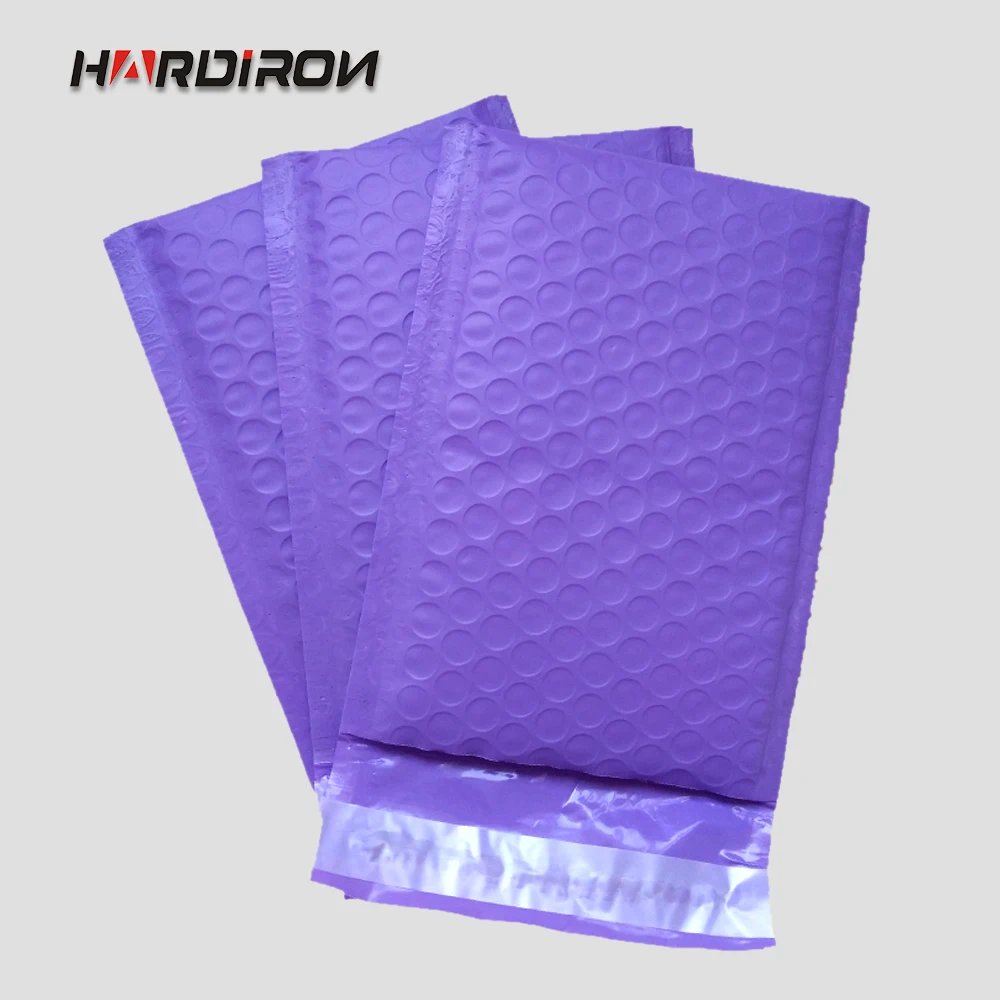 HARD IRON Purple Color Plastic PE Poly Bubble Mailer Padded Mailing Bags Shockproof Bubble Courier Envelope Mailer Pouches
HARD IRON Purple Color Plastic PE Poly Bubble Mailer Padded Mailing Bags Shockproof Bubble Courier Envelope Mailer Pouches