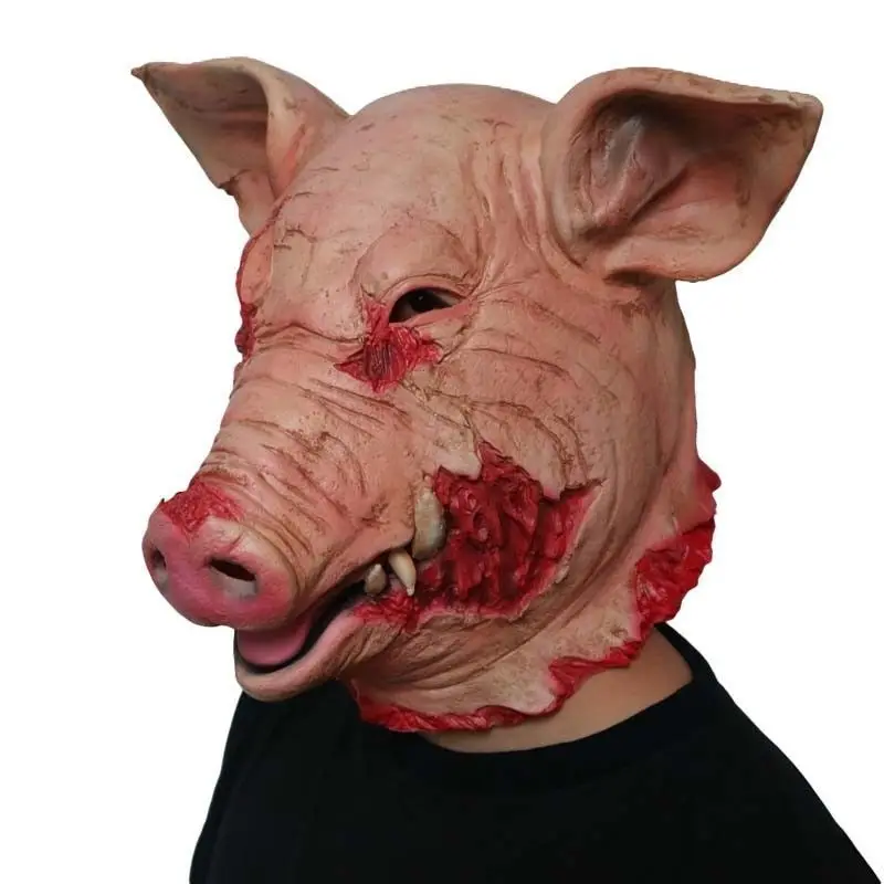 Halloween Horror Mask Masquerade Pig Head Mask Animal Cosplay Latex Mask Hoods Decoration Props
Halloween Horror Mask Masquerade Pig Head Mask Animal Cosplay Latex Mask Hoods Decoration Props