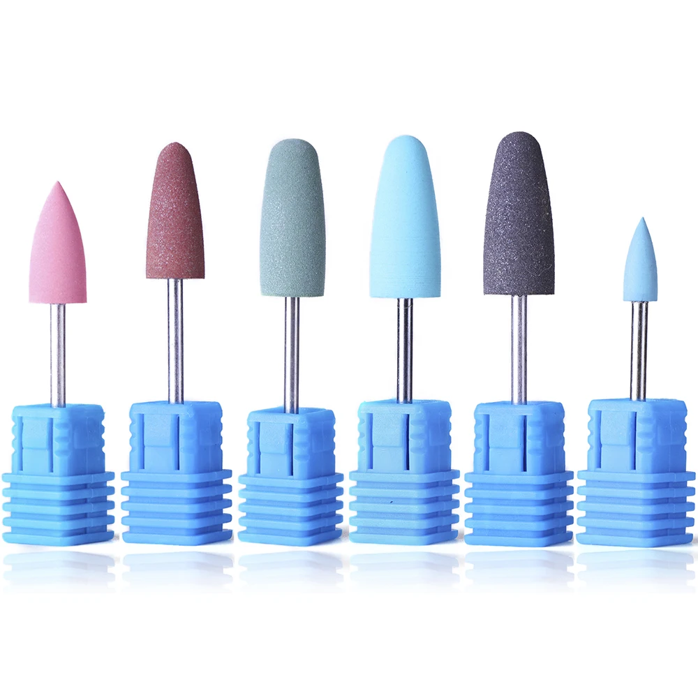 6pcs Electric Machine Nail Drill Sets Rubber Silicone Rotate Head 3/32" Mills Polisher Buffer Nail Files Bit Manicure Tools TR-X
6pcs Electric Machine Nail Drill Sets Rubber Silicone Rotate Head 3/32" Mills Polisher Buffer Nail Files Bit Manicure Tools TR-X