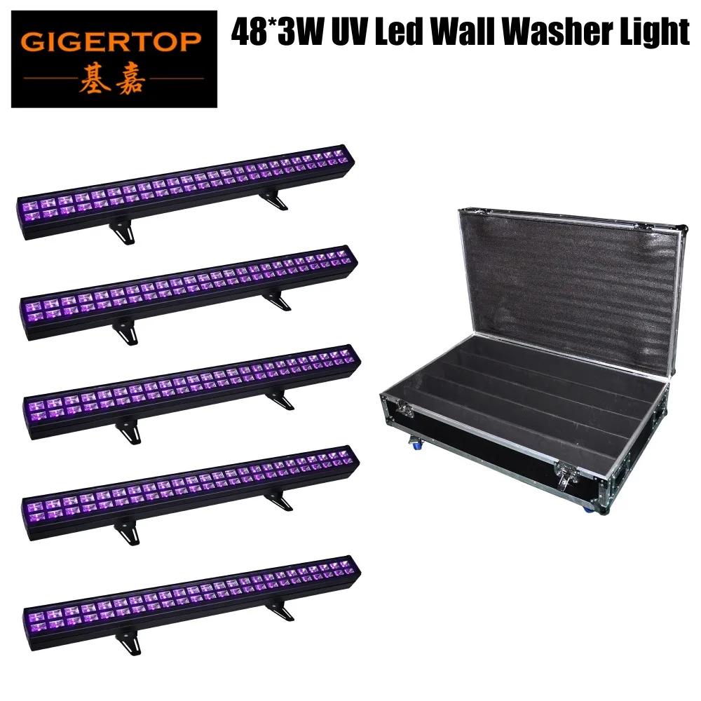 Flightcase 5in1 Purple Bar UV 48x3W LED Ultra Violet Strip Black Light Bar DMX DJ Stage Background Light 150W
Flightcase 5in1 Purple Bar UV 48x3W LED Ultra Violet Strip Black Light Bar DMX DJ Stage Background Light 150W
