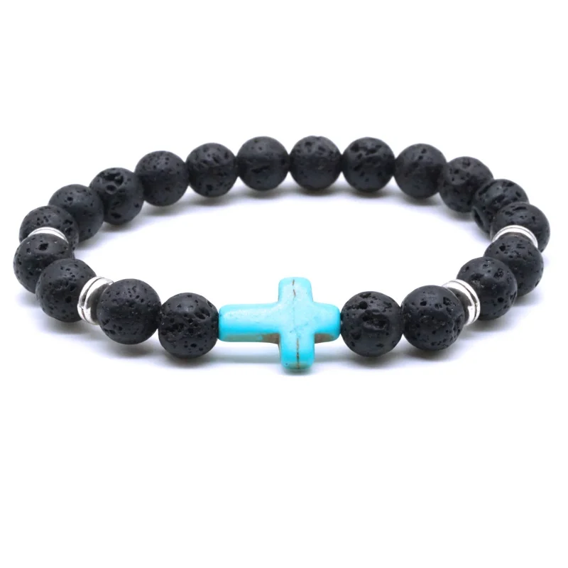 9 Colors Cross Charms 8mm Lava Stone Healing Balance Beads Reiki Buddha Prayer Essential Oil Diffuser Bracelet Jewelry
9 Colors Cross Charms 8mm Lava Stone Healing Balance Beads Reiki Buddha Prayer Essential Oil Diffuser Bracelet Jewelry