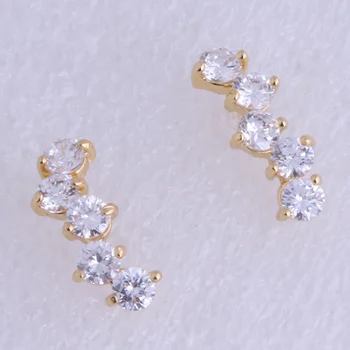 Love Monologue Sparkling White Cubic Zirconia Stud Earrings for Women Yellow Gold Color Jewelry J0355
Love Monologue Sparkling White Cubic Zirconia Stud Earrings for Women Yellow Gold Color Jewelry J0355