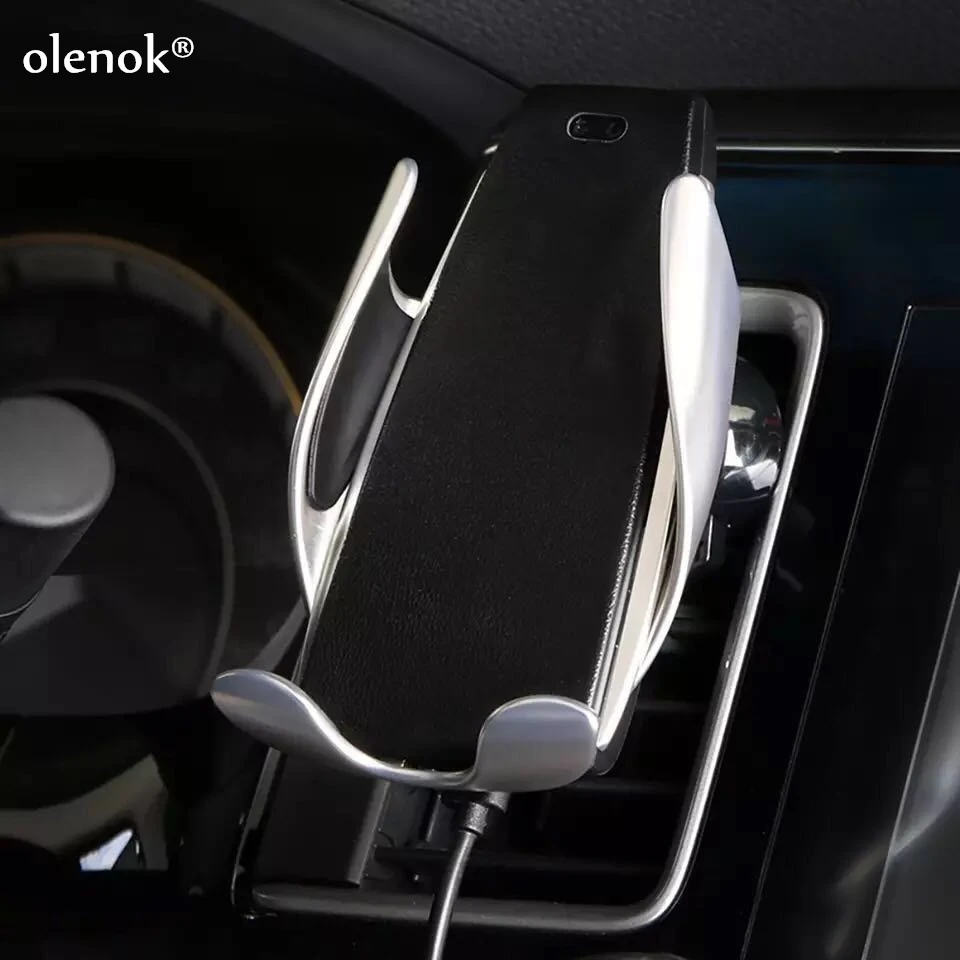 Automatic Clamping Air Vent Mount Holder Wireless Charger For Most Smart Phones
Automatic Clamping Air Vent Mount Holder Wireless Charger For Most Smart Phones