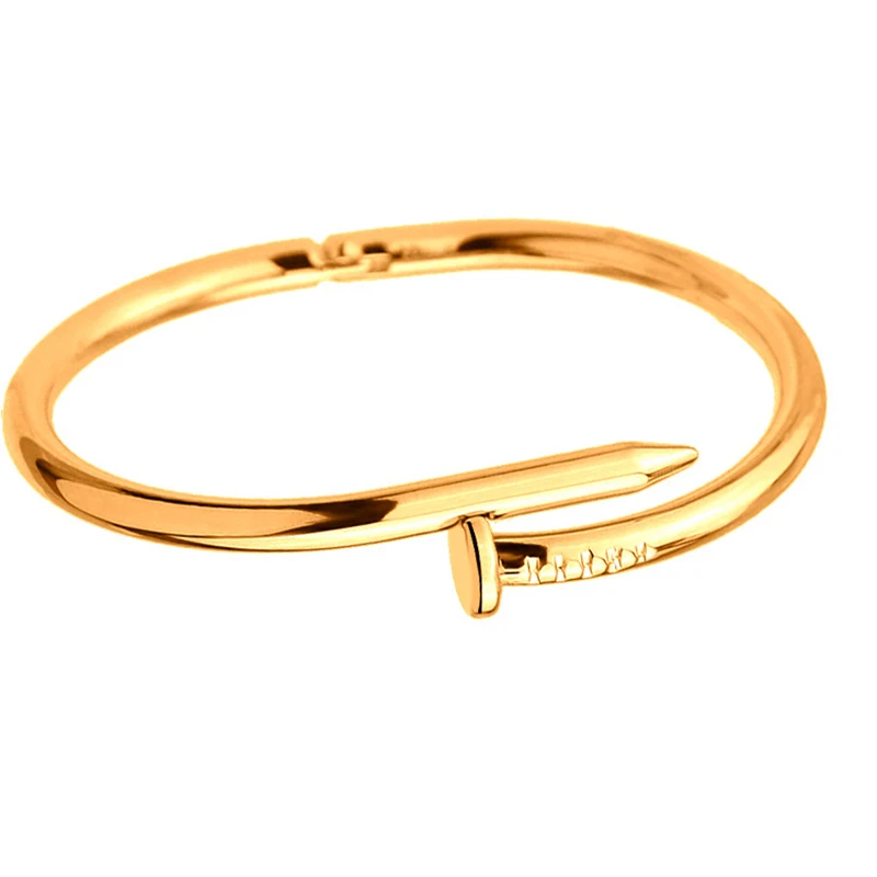 CUTEECO Copper Bracelets For Women Silver Rose Gold Stainless Steel Personality Creative Nails Bracelet Bangles For Lover
CUTEECO Copper Bracelets For Women Silver Rose Gold Stainless Steel Personality Creative Nails Bracelet Bangles For Lover