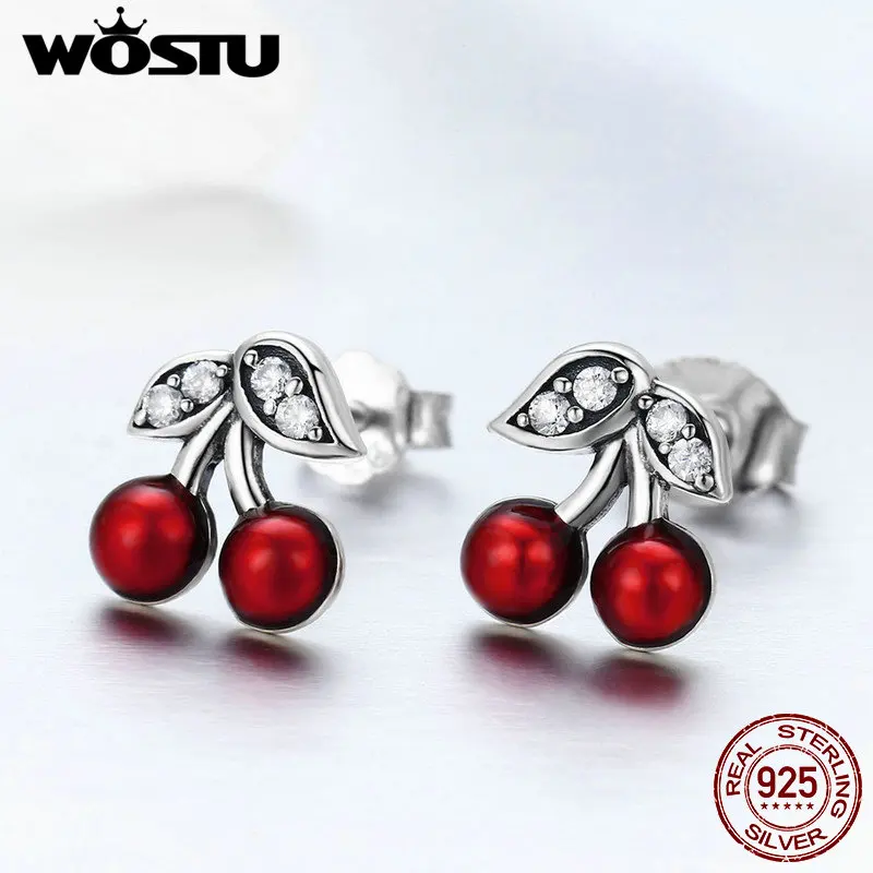 2019 Hot Fashion 925 Sterling Silver Summer Cherry Clear CZ Stud Earrings For Women Authentic Original Silver Jewelry FIE404
2019 Hot Fashion 925 Sterling Silver Summer Cherry Clear CZ Stud Earrings For Women Authentic Original Silver Jewelry FIE404